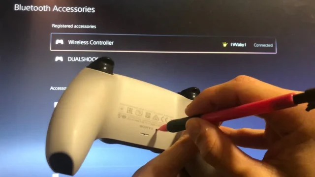 How to reset ps5 controller